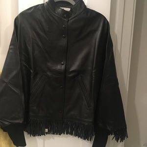 Fringed Leather Jacket